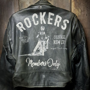 Leather jacket Perf ROCKERS